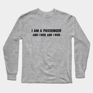 The Passenger, black Long Sleeve T-Shirt